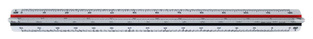 ARISTO ΚΛΙΜΑΚΟΜΕΤΡΟ 30cm ΜΕ ΚΛΙΜΑΚΕΣ 1:100 1:200 1:250 1:300 1:400 1:500