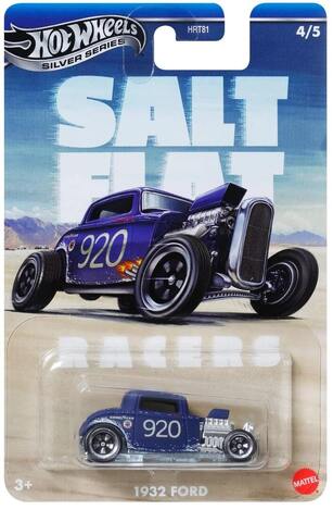 MATTEL ΑΥΤΟΚΙΝΗΤΑΚΙ HOT WHEELS SILVER SERIES SALT FLAT RACERS 1932 FORD 4 / 5 HRT81