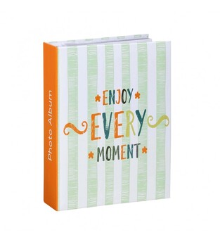 ΑΛΜΠΟΥΜ ΦΩΤΟΓΡΑΦΙΩΝ 19x25cm ΜΕ 200 ΘΗΚΕΣ 10x15cm SLIPIN46200 ENJOY EVERY MOMENT 34