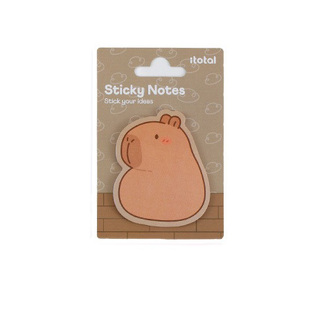 I TOTAL ΑΥΤΟΚΟΛΛΗΤΑ ΧΑΡΤΑΚΙΑ ΣΗΜΕΙΩΣΕΩΝ CAPYBARA ΚΑΦΕ XL3102P