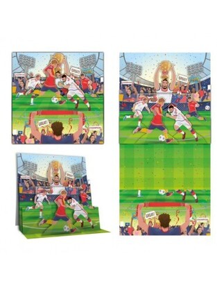 TENDANCES PREMIUM ΕΥΧΕΤΗΡΙΑ ΚΑΡΤΑ 3D 15x15cm ΚΑΘΗΜΕΡΙΝΗ ΠΟΔΟΣΦΑΙΡΟ TCME16B