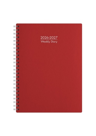 2026 2027 ΗΜΕΡΟΛΟΓΙΟ ΕΒΔΟΜΑΔΙΑΙΟ ΣΠΙΡΑΛ ΔΥΟ ΕΤΩΝ 17x24cm TEMPUS ΚΟΚΚΙΝΟ 63023 (ΛΙΝΑΡΔΑΤΟΣ)