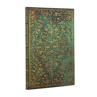 2026 2027 ΗΜΕΡΟΛΟΓΙΟ ΕΒΔΟΜΑΔΙΑΙΟ PAPERBLANKS FLEXIS 18ΜΗΝΟ MAXI 13,5x21cm EMERALD FLOWER (ΜΑΛΑΚΟ ΕΞΩΦΥΛΛΟ) FE19894