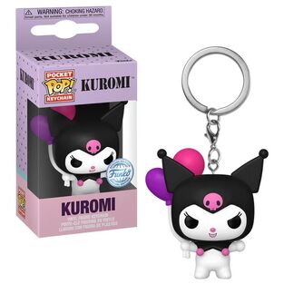 FUNKO POCKET POP SANRIO KUROMI BALLOON VINYL FIGURE KEYCHAIN