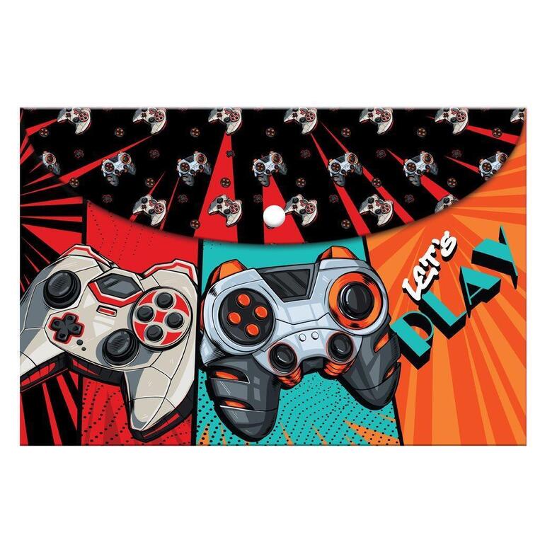MUST TEAM ΦΑΚΕΛΟΣ ΜΕ ΚΟΥΜΠΙ ΠΛΑΣΤΙΚΟΣ A4 (21x29,7cm) GAME 586499