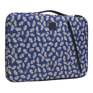 EXACOMPTA ΤΣΑΝΤΑ 2 ΘΕΣΕΩΝ ΜΕ ΦΕΡΜΟΥΑΡ ΓΙΑ LAPTOP 29x39cm ΜΠΛΕ ΜΕ ΛΟΥΛΟΥΔΙΑ 17351E