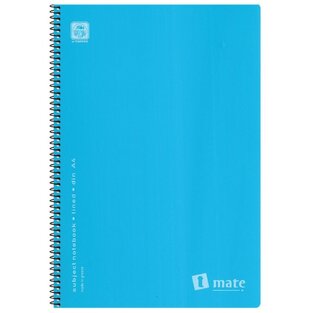 SPECIAL BY TYPOTRUST ΤΕΤΡΑΔΙΟ ΣΠΙΡΑΛ T MATE ΠΛΑΣΤΙΚΟ ΑΔΙΑΦΑΝΟ ΕΞΩΦΥΛΛΟ A4 (21x29,7cm) 3 ΘΕΜΑΤΩΝ 90φ ΣΚΟΥΡΟ ΓΑΛΑΖΙΟ