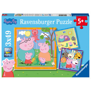 RAVENSBURGER ΠΑΖΛ 3Χ49τεμ ΠΕΠΠΑ ΤΟ ΓΟΥΡΟΥΝΑΚΙ 05579