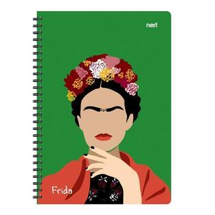 NEXT ΤΕΤΡΑΔΙΟ ΣΠΙΡΑΛ A4 (21x29,7cm) 2 ΘΕΜΑΤΩΝ 70φ FRIDA KAHLO 16320053