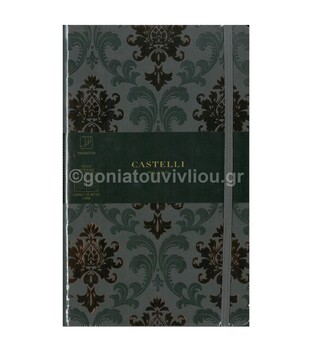 CASTELLI ΣΗΜΕΙΩΜΑΤΑΡΙΟ IVORY ΡΙΓΕ 13Χ21 BAROQUE ΜΕ ΛΑΣΤΙΧΟ QC6NN492 (ΘΕΟΦΥΛΑΚΤΟΣ)