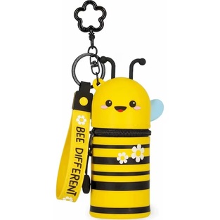 LEGAMI MINI KAWAII COIN PURSE WITH KEY RING ΠΟΡΤΟΦΟΛΙ ΜΕ ΜΠΡΕΛΟΚ BEE MKAW0005