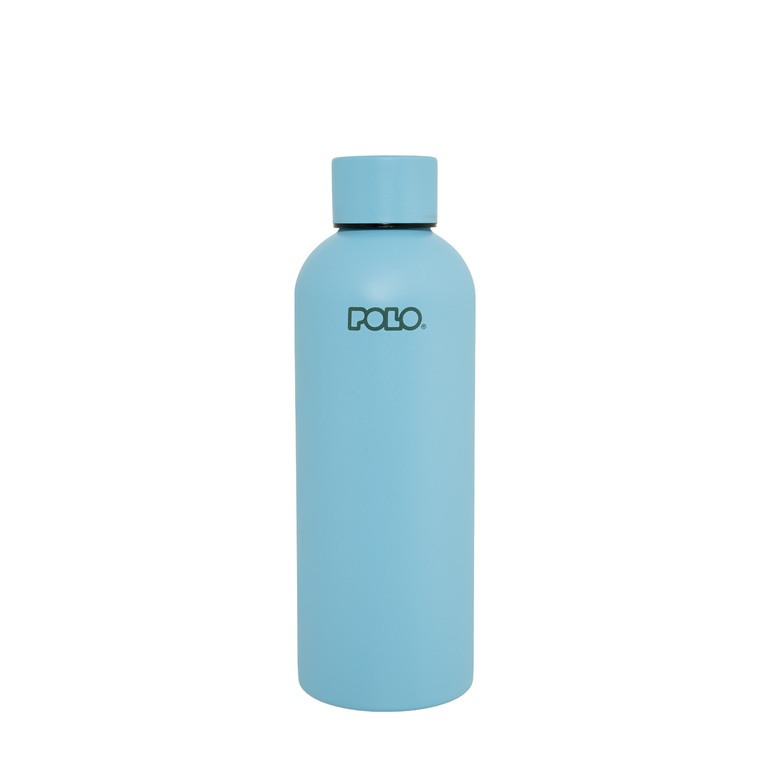POLO ΠΑΓΟΥΡΙ ΜΠΟΥΚΑΛΙ ΘΕΡΜΟΣ STAINLESS STEEL 500ml SOLID ΓΑΛΑΖΙΟ 949034 5300