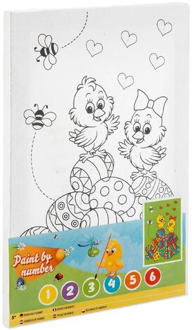 MOXY ΚΑΤΑΣΚΕΥΗ PAINT BY NUMBER ΚΑΜΒΑΣ 20x30cm ΚΟΤΟΠΟΥΛΑΚΙΑ