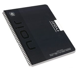 SPECIAL BY TYPOTRUST ΤΕΤΡΑΔΙΟ ΣΠΙΡΑΛ NOIR A4 (21x29,7cm) 3 ΘΕΜΑΤΩΝ 90φ ΛΕΥΚΟ