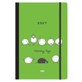 2027 ΗΜΕΡΟΛΟΓΙΟ ΗΜΕΡΗΣΙΟ 14x20,5cm FLEXI ΜΕ ΛΑΣΤΙΧΟ TRENDS MORNING YOGA 020392327 (NEXT)