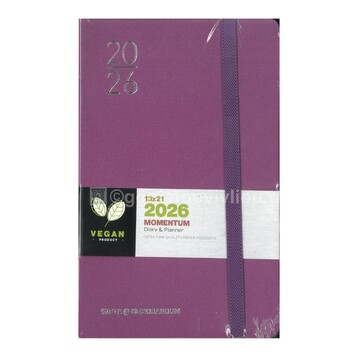 2026 ΗΜΕΡΟΛΟΓΙΟ ΗΜΕΡΗΣΙΟ 13x21cm MOMENTUM ΜΩΒ ΜΕ ΛΑΣΤΙΧΟ 626131399 (UNIPAP)