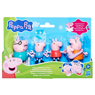 HASBRO PEPPA PIG ΣΕΤ 5τεμ PEPPAS FAMILY PACK G0506