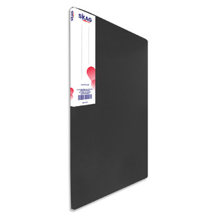 SKAG SYSTEMS ΣΟΥΠΛ Α4 (21x29,7cm) 40 ΘΗΚΕΣ PP ΜΑΥΡΟ 221504