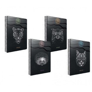 UNIPAP ΤΕΤΡΑΔΙΟ ΣΠΙΡΑΛ 17x25cm 2 ΘΕΜΑΤΩΝ 60φ AMAZON ΠΡΑΣΙΝΟ ΤΙΓΡΗΣ 37048