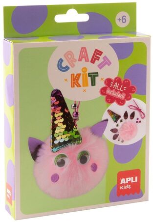 APLI KIDS CRAFT KIT ΚΑΤΑΣΚΕΥΗ POMPOM UNICORN 19878