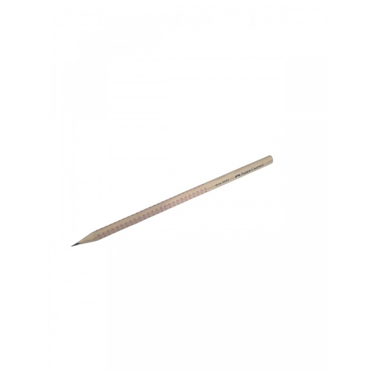 FABER CASTELL ΜΟΛΥΒΙ GRIP 2001 ΦΥΣΙΚΟ ΞΥΛΟ ΡΟΖ HB