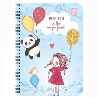 ΝΕΟΧΑΡΤ ΤΕΤΡΑΔΙΟ ΣΠΙΡΑΛ 17x25cm 3 ΘΕΜΑΤΩΝ 90φ PEPITTA ΜΠΑΛΟΝΙΑ ΠΑΝΤΑ 36364