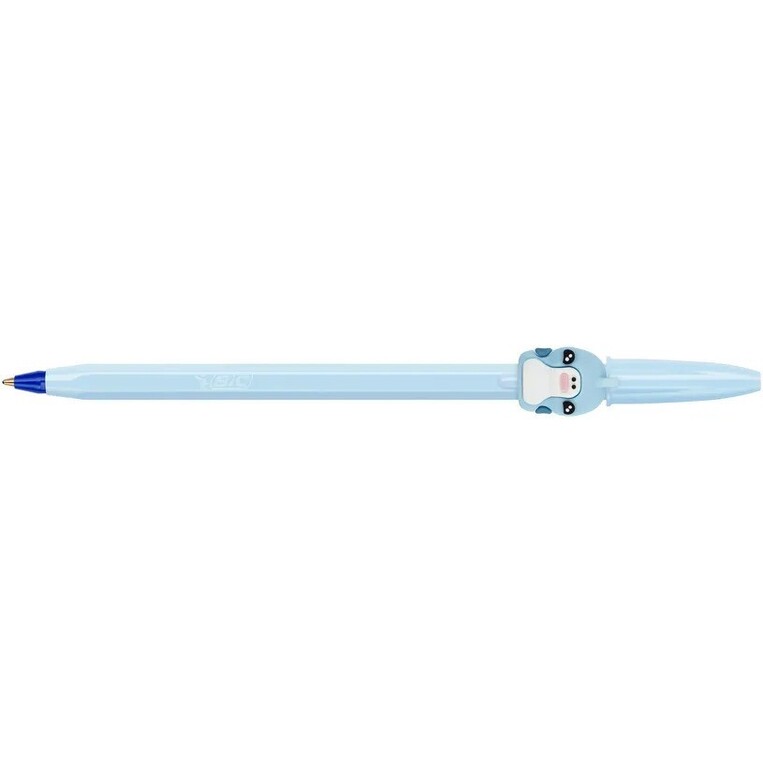 BIC ΣΤΥΛΟ CRISTAL FIGURES PASTEL ΔΕΛΦΙΝΙ ΓΑΛΑΖΙΟ ΜΠΛΕ ΓΡΑΦΗ 1.0mm 303755