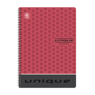 SPECIAL BY TYPOTRUST ΤΕΤΡΑΔΙΟ ΣΠΙΡΑΛ UNIQUE A4 (21x29,7cm) 3 ΘΕΜΑΤΩΝ 90φ ΚΟΚΚΙΝΟ