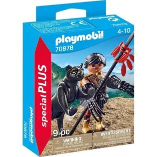 PLAYMOBIL SPECIAL PLUS ΠΟΛΕΜΙΣΤΗΣ ΜΕ ΜΑΥΡΟ ΠΑΝΘΗΡΑ 70878