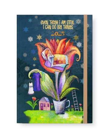 2025 ΗΜΕΡΟΛΟΓΙΟ ΗΜΕΡΗΣΙΟ 10x14cm FAIRYTALE d THUMBELINA ΜΕ ΛΑΣΤΙΧΟ ΚΑΙ ΣΤΥΛΟΘΗΚΗ 52071 (ΛΙΝΑΡΔΑΤΟΣ)