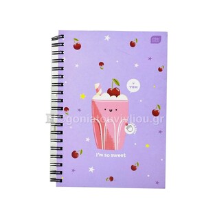 INTERDRUK ΤΕΤΡΑΔΙΟ ΣΠΙΡΑΛ 17x25cm 5 ΘΕΜΑΤΩΝ 125φ SMELL I M SO SWEET