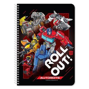 ΤΕΤΡΑΔΙΟ ΣΠΙΡΑΛ 17x25cm 2 ΘΕΜΑΤΩΝ 60φ TRANSFORMERS ROLL OUT AUTOBOTS 483210