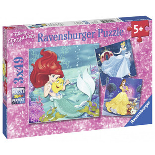 RAVENSBURGER ΠΑΖΛ 3x49τεμ ΠΡΙΓΚΙΠΙΣΣΕΣ ΣΕ ΠΕΡΙΠΕΤΕΙΕΣ 09350