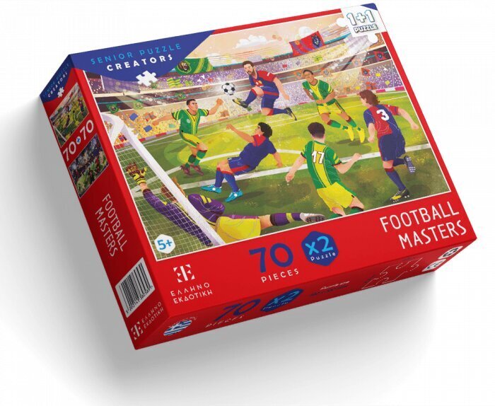 SENIOR PUZZLE CREATORS ΠΑΖΛ 2x70τεμ 48x33cm FOOTBALL MASTERS