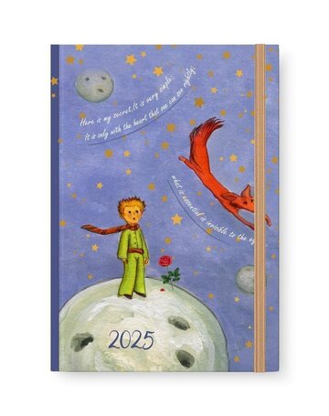 2025 ΗΜΕΡΟΛΟΓΙΟ ΗΜΕΡΗΣΙΟ 10x14cm FAIRYTALE b LITTLE PRINCE ΜΕ ΛΑΣΤΙΧΟ ΚΑΙ ΣΤΥΛΟΘΗΚΗ 52071 (ΛΙΝΑΡΔΑΤΟΣ)