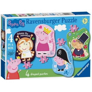 RAVENSBURGER ΠΑΖΛ 4 ΣΕ 1 (4/6/8/10 ΤΕΜΑΧΙΩΝ) ΤΑ ΠΡΩΤΑ ΜΟΥ ΠΑΖΛ PEPPA PIG 06981