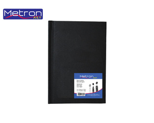 METRON ART ΒΙΒΛΙΟΔΕΤΗΜΕΝΟ ΜΠΛΟΚ ΣΧΕΔΙΟΥ A4 21x29,7cm 110 ΛΕΥΚΑ ΦΥΛΛΑ 100gr ΜΑΥΡΟ ΕΞΩΦΥΛΛΟ 72707270