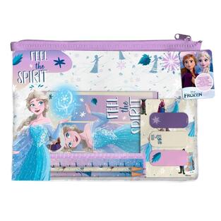 MUST ΣΕΤ ΜΕ ΣΧΟΛΙΚΑ ΕΙΔΗ ΣΕ ΔΙΑΦΑΝΗ ΚΑΣΕΤΙΝΑ FROZEN FEEL THE SPIRIT 564519