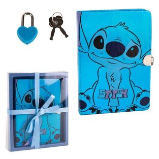ΣΗΜΕΙΩΜΑΤΑΡΙΟ ΜΕ ΚΛΕΙΔΙ LILO AND STITCH 16,5x21cm ΡΙΓΕ