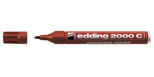 EDDING 2000C ΜΑΡΚΑΔΟΡΟΣ ΑΝΕΞΙΤΗΛΟΣ ΕΠΑΝΑΓΕΜΙΖΟΜΕΝΟΣ ΣΤΡΟΓΓΥΛΗ ΜΥΤΗ ΚΑΦΕ No7