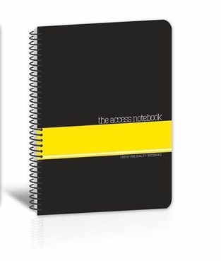 UNIPAP ΤΕΤΡΑΔΙΟ ΣΠΙΡΑΛ A4 (21x29,7cm) 4 ΘΕΜΑΤΩΝ 120φ THE ACCESS NOTEBOOK ΚΙΤΡΙΝΟ 35603