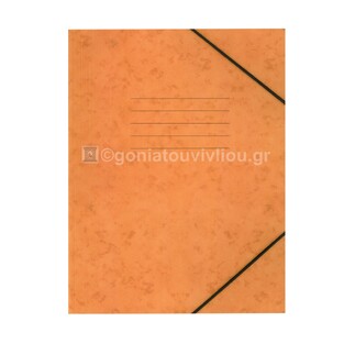 UNIPAP ΝΤΟΣΙΕ ΠΡΕΣΠΑΝ ΜΕ ΛΑΣΤΙΧΟ 25x35cm ΠΟΡΤΟΚΑΛΙ 54901