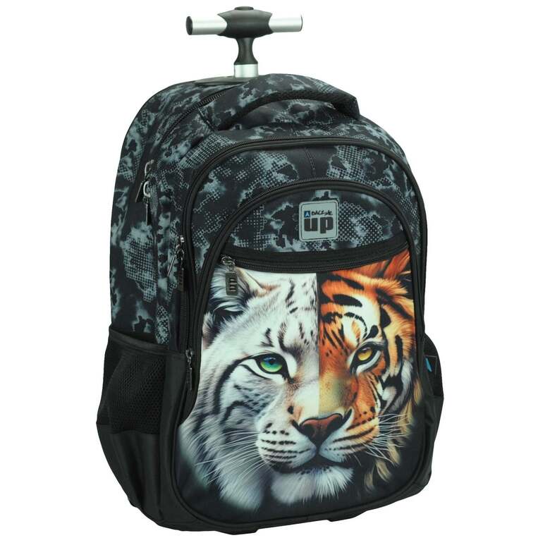 BACK ME UP ΣΧΟΛΙΚΗ ΤΣΑΝΤΑ ΣΑΚΙΔΙΟ TROLLEY ΤΡΟΛΕΙ ΔΗΜΟΤΙΚΟΥ WILD CATS 357 47074
