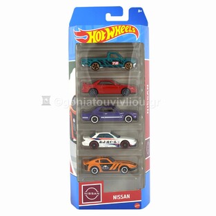MATTEL HOT WHEELS NISSAN ΑΥΤΟΚΙΝΗΤΑΚΙΑ ΣΕΤ 5τεμ HLY73 / 1806