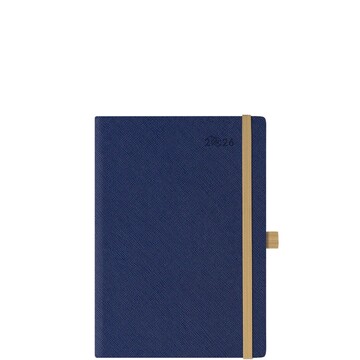 2026 ΗΜΕΡΟΛΟΓΙΟ ΗΜΕΡΗΣΙΟ ΛΕΥΚΟ 14,5x20,5cm APPEEL ECO SAFFIANO ΜΠΛΕ ΣΚΟΥΡΟ ΜΕ ΛΑΣΤΙΧΟ ΚΑΙ ΣΤΥΛΟΘΗΚΗ 691YT097 (ΘΕΟΦΥΛΑΚΤΟΣ)