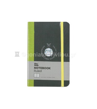 FLEXBOOK GLOBAL NOTEBOOK 9x14cm RULED 192 PAGES IVORY ΣΗΜΕΙΩΜΑΤΑΡΙΟ ΛΑΧΑΝΙ ΛΙΝΟΔΕΤΟ ΜΕ ΛΑΣΤΙΧΟ ΜΕ ΓΡΑΜΜΕΣ 2100017 (THE WRITING FIELDS)