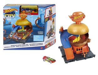 MATTEL HOT WHEELS CITY ΠΙΣΤΑ DOWNTOWN BURGER DRIVE THRU HDR24