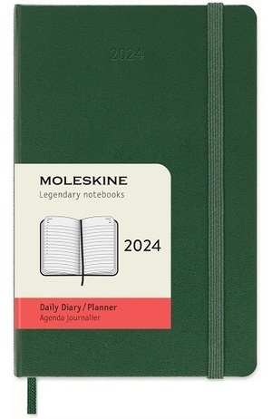 2024 ΗΜΕΡΟΛΟΓΙΟ MOLESKINE POCKET (9x14cm) HARD COVER MYRTLE GREEN DAILY DIARY (ΗΜΕΡΗΣΙΟ ΗΜΕΡΟΛΟΓΙΟ ΕΤΟΥΣ)