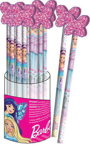 GIM ΜΟΛΥΒΙ BARBIE ΜΠΑΡΜΠΙ ΜΕ ΠΕΤΑΛΟΥΔΑ 34965617