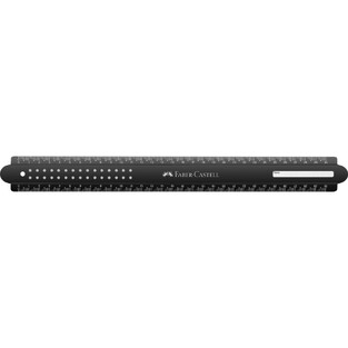 FABER CASTELL ΧΑΡΑΚΑΣ 30cm GRIP ΜΑΥΡΟ 12310895